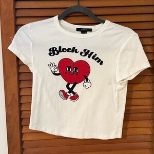 “Block Him” Forever 21 graphic tee